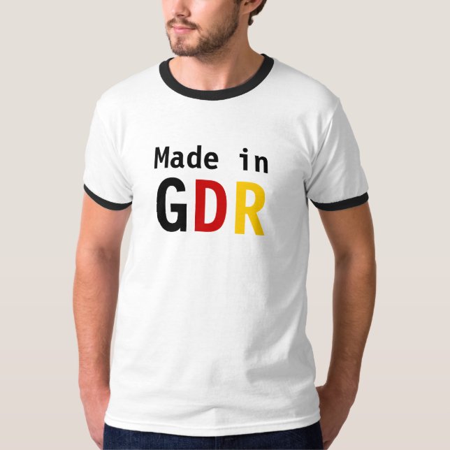 T-shirt Fabriqué en RDA (Devant)