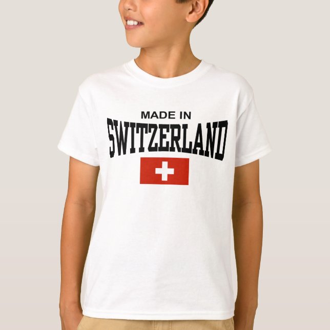 T-shirt Fabriqué en Suisse (Devant)