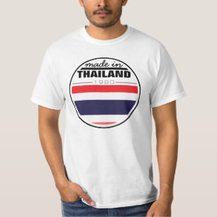 T-shirt Fabriqué… en "Thaïlande "
