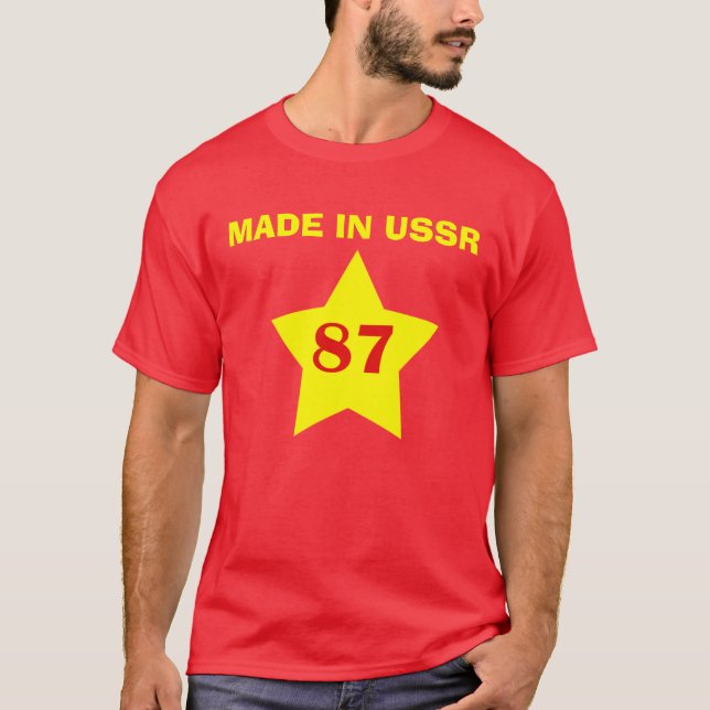 T-SHIRT FABRIQUÉ EN URSS (Devant)