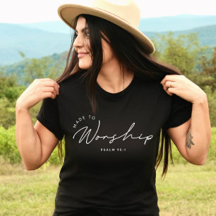 T-shirt Fabriqué pour l'Écriture du culte Bible Verse