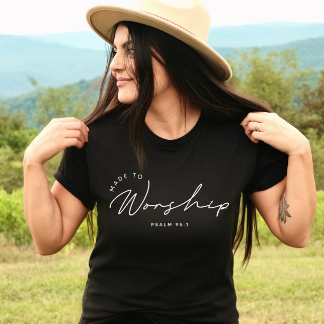 T-shirt Fabriqué pour l'Écriture du culte Bible Verse (Créateur téléchargé)