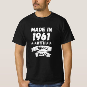 T-shirt fabriqués en 1961 avec pièces d'origine,