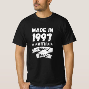 T-shirt fabriqués en 1997 avec pièces d'origine,