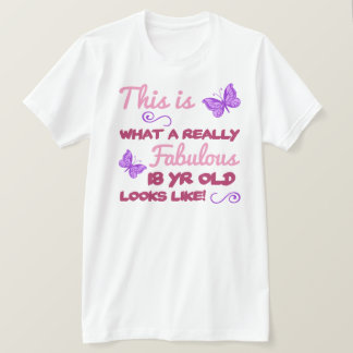 T-shirt Fabuleux 18e anniversaire