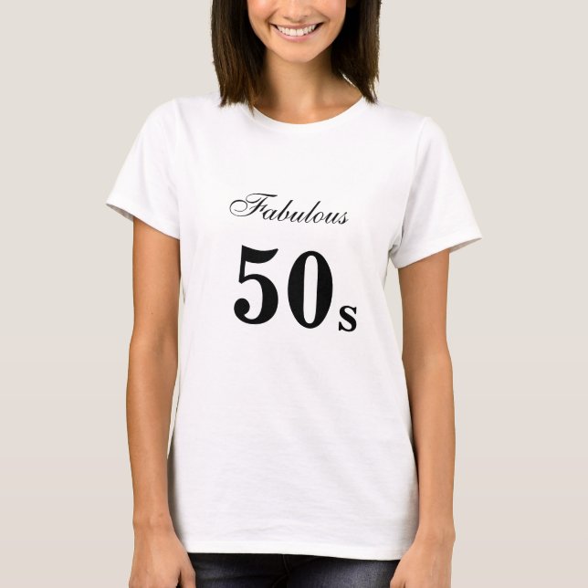 T-shirt Fabuleux 50e anniversaire (Devant)