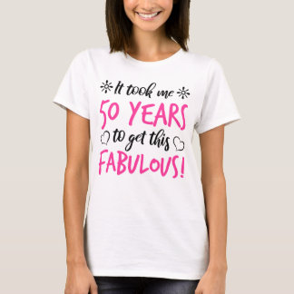 T-shirt Fabuleux 50e anniversaire