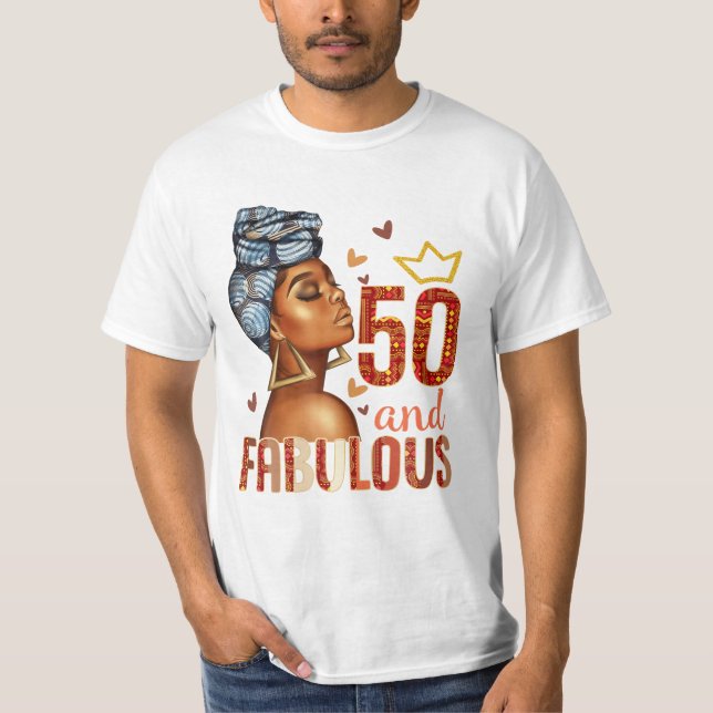 T-shirt Fabuleux 50e anniversaire femmes (Devant)