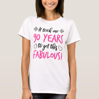 T-shirt Fabuleux 90e anniversaire