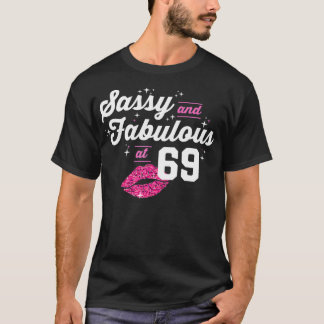 T-shirt Fabuleux à 69 ans Cadeaux 69e anniversaire Chapite