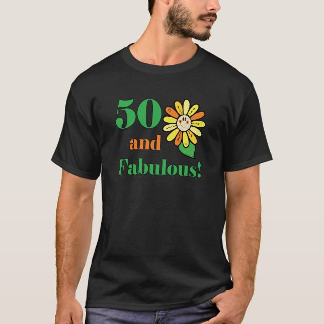 T-shirt Fabuleux Cadeaux 50e anniversaire (Devant)