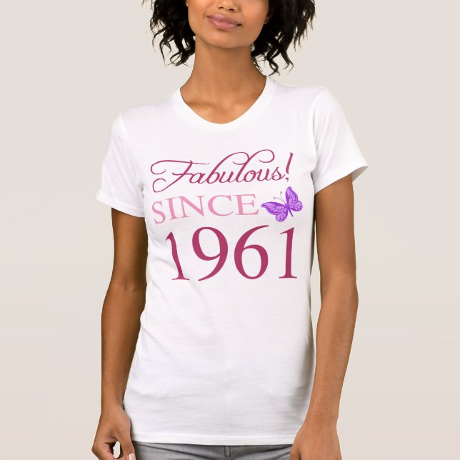T-shirt Fabuleux depuis 1961 (Devant)
