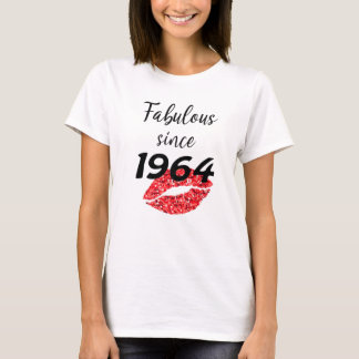 T-shirt Fabuleux depuis 1964 Chapitre 58 Cadeaux d'anniver