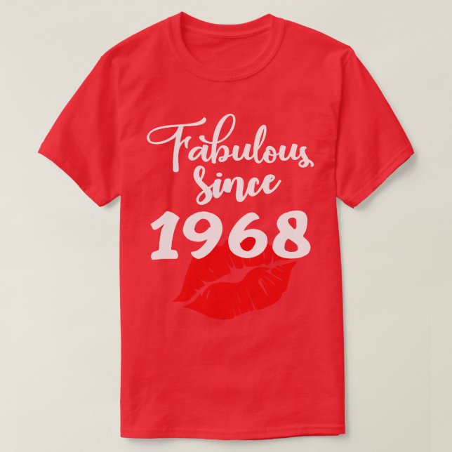 T-shirt Fabuleux depuis 1968 (Design devant)