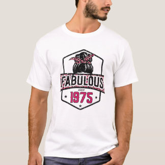 T-shirt Fabuleux depuis 1975 47E Anniversaire Leopard Mess