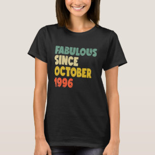T-shirt Fabuleux depuis Octobre 1996 Garçon Homme Femme Bi