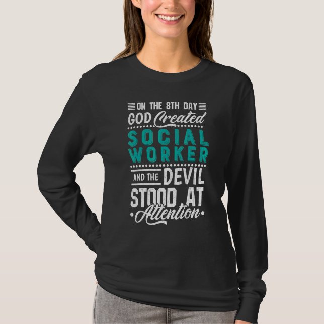 T-shirt Fabulous Social Worker Social Work Graphic (Devant)