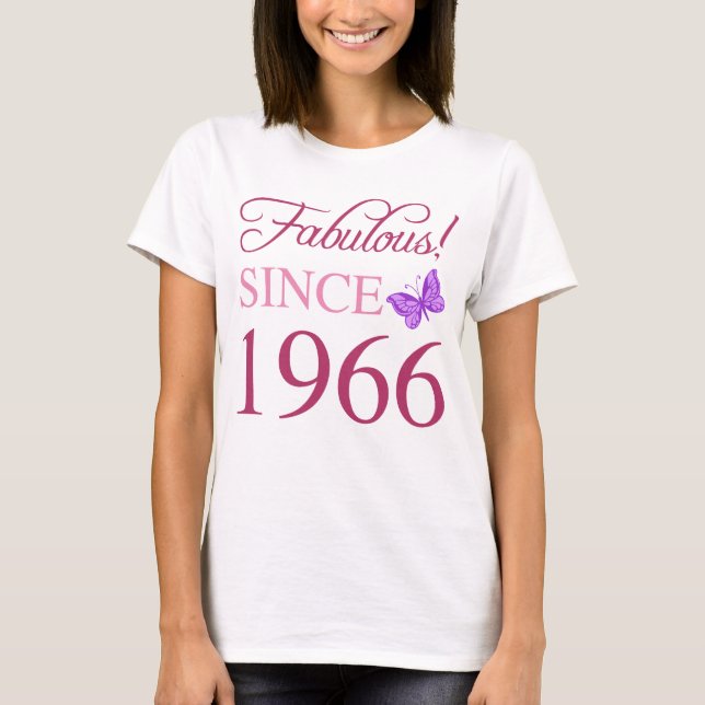 T-shirt Fabulux depuis 1966 60e anniversaire (Devant)