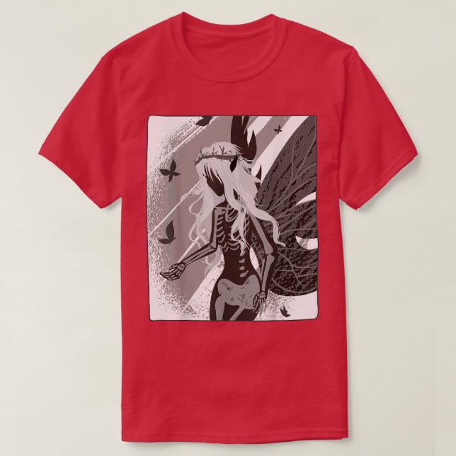 T-shirt Façade à ondes Fairywave Occulte Fée Gothique Grun (Design devant)