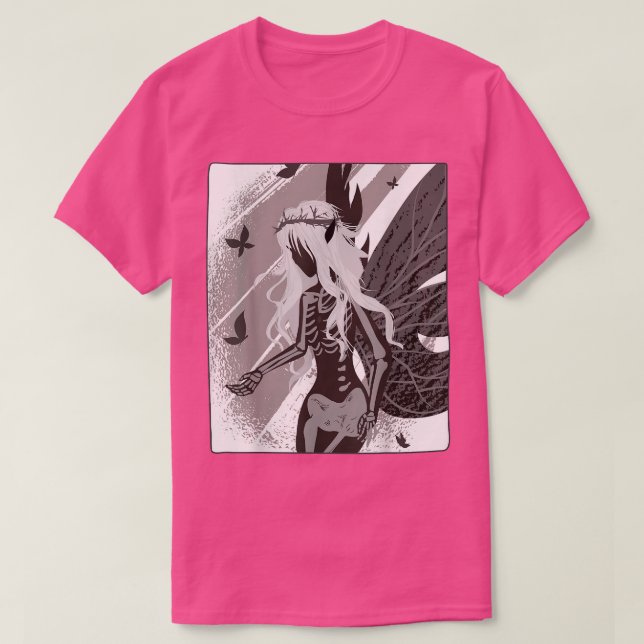 T-shirt Façade à ondes Fairywave Occulte Fée Gothique Grun (Design devant)