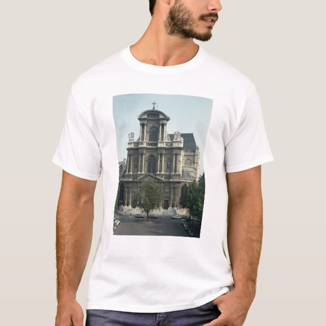 T-shirt Façade de l'église de Saint-Gervais (Devant)