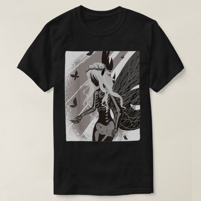 T-shirt Façade Fairywave esthétique Occulte Gothique Fée G (Design devant)
