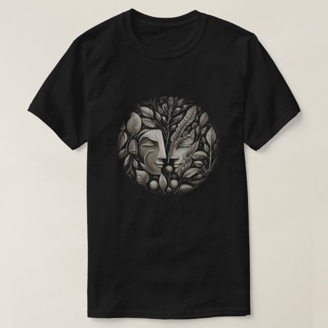 T-shirt Façades de la forêt (Design devant)
