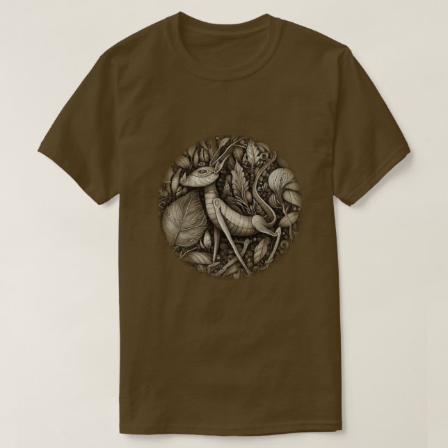 T-shirt Façades de la forêt (Design devant)