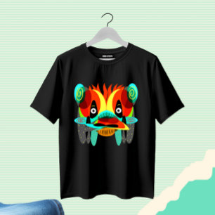 T-shirt Face abstraite