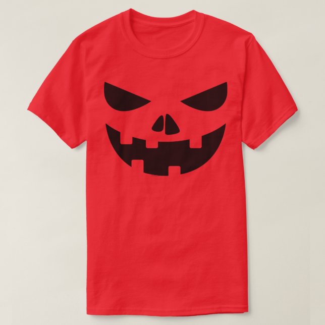 T-shirt Face citrouille 4 (Design devant)