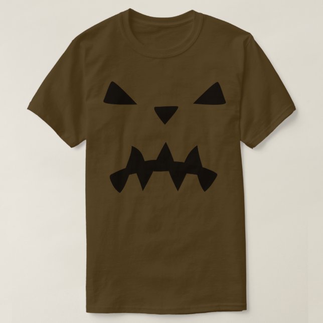 T-shirt Face citrouille 7 (Design devant)