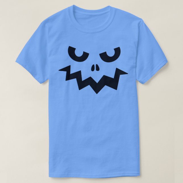 T-shirt Face Citrouille Halloween 1 (Design devant)