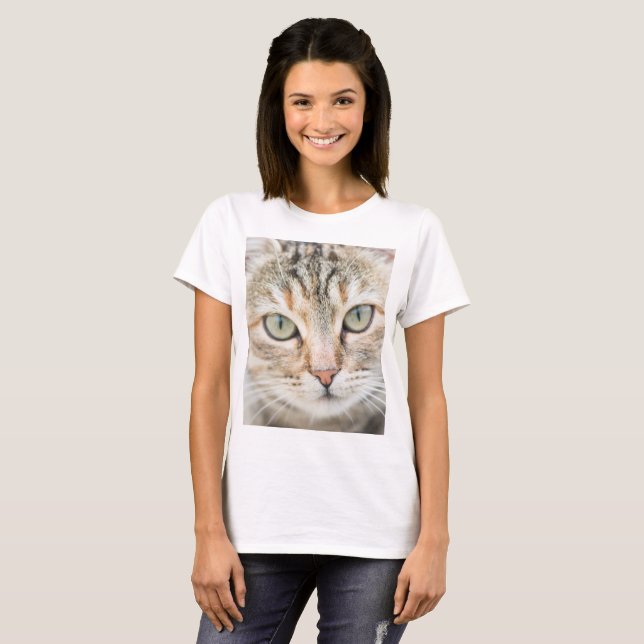 T-shirt Face de chat (Devant entier)