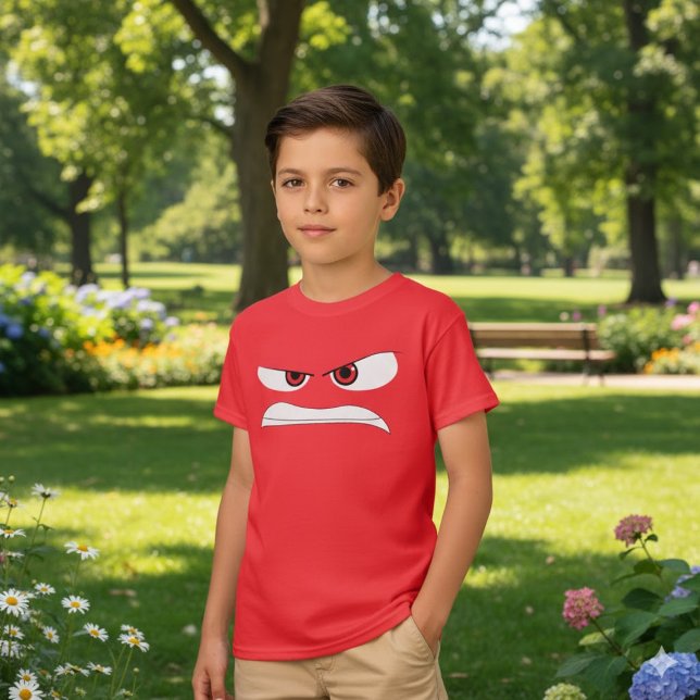 T-shirt Face de colère émotion (Créateur téléchargé)