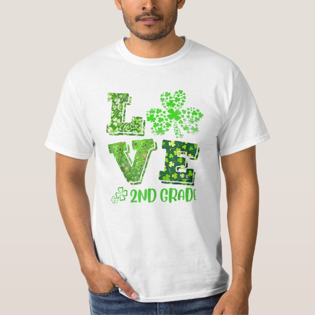 T-shirt Face de Jour de la Saint Patrick Leprechaun (Devant)