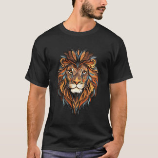 T-shirt Face de lion