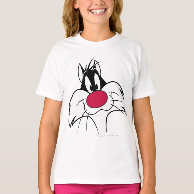 T-shirt Face de nez rouge SYLVESTER™ (Devant)