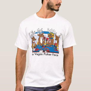 T-shirt Face de Poker de Las Vegas