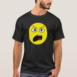 T-shirt Face De Sourire Dégoûté Appelé Rire Choquée