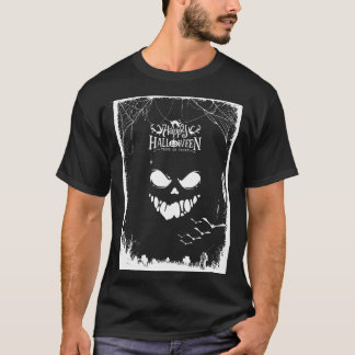 T-shirt Face d'Halloween