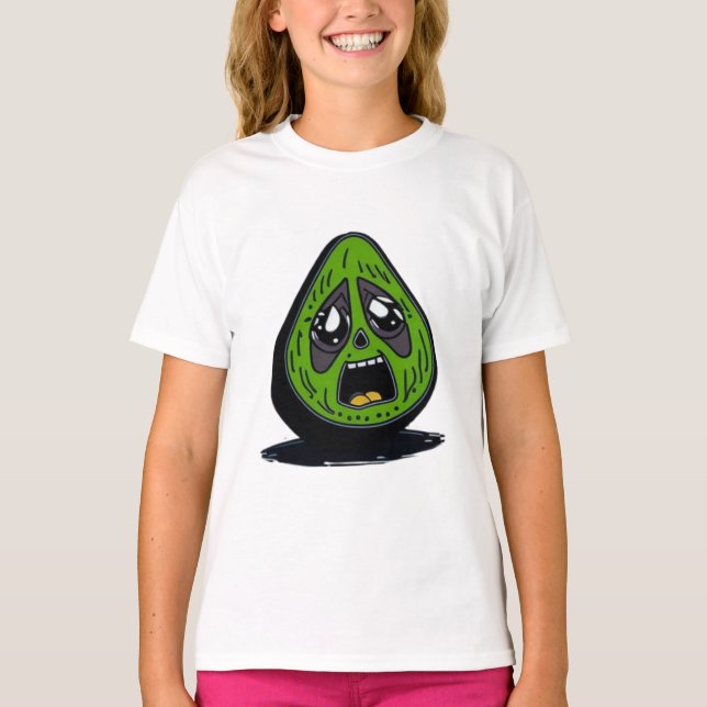 T-shirt Face drôle d'Avocado (Devant)