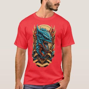 T-shirt Face du dragon