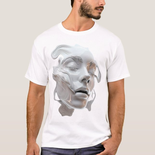 T-shirt face en fer (Devant)