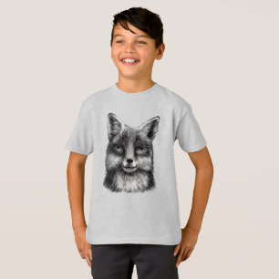 T-shirt face Fox