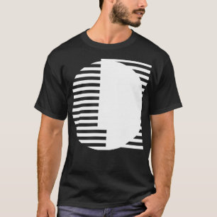 T-shirt face géométrique