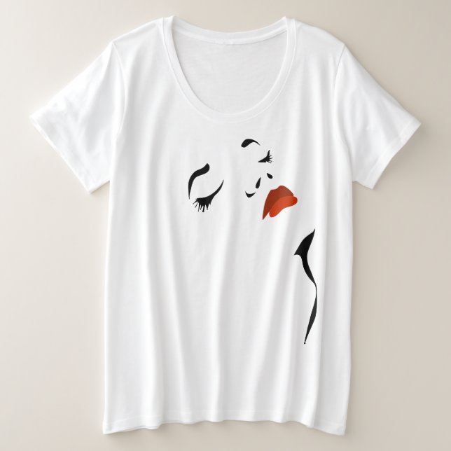 T-Shirt Face Glamor (Design devant)