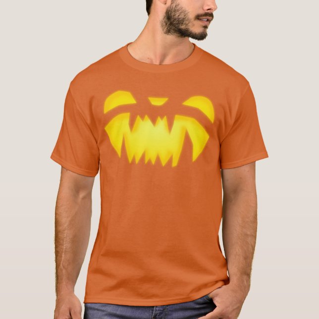 T-shirt Face Jack-o-lanterne (Devant)