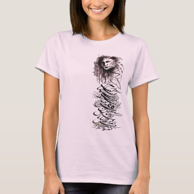 T-shirt face nastaleeq 1200D (Devant)