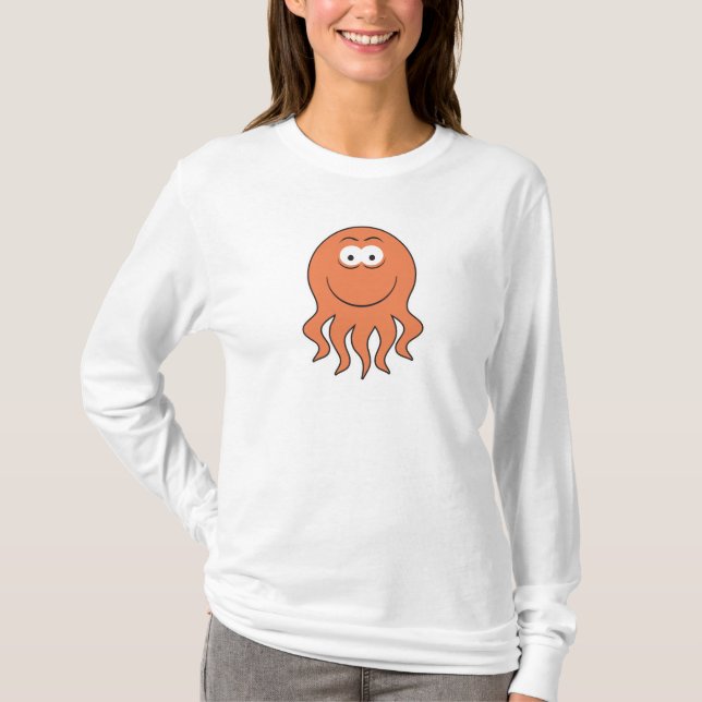 T-shirt Face octopique (Devant)