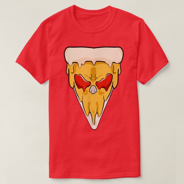 T-shirt Face Pizza (Design devant)